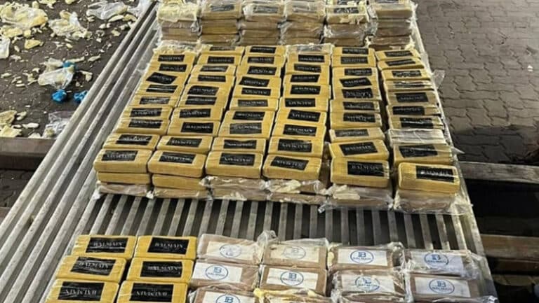 Captură impresionantă în Rusia: 820 de kilograme de cocaină descoperite în containere cu banane.