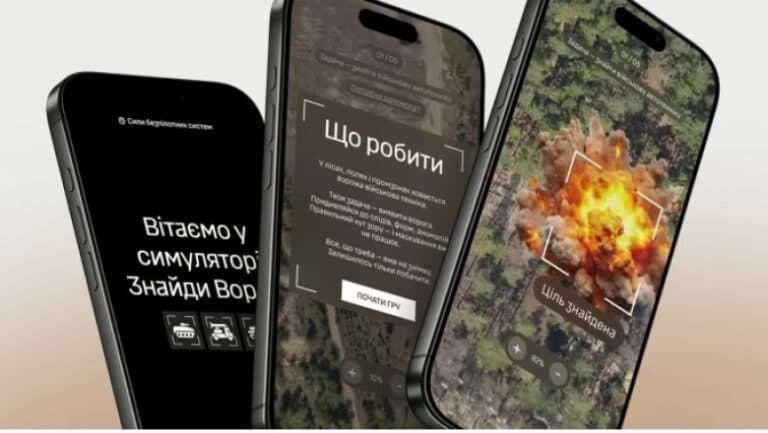 Armata ucraineană a creat un joc captivant bazat pe imagini reale surprinse de drone pe câmpul de luptă