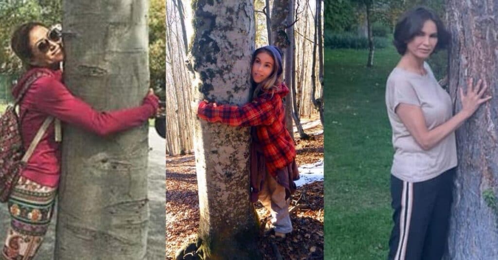 Corina, Anamaria Ferentz și Ramona Bădescu se conectează cu natura pentru a îndepărta energiile negative: „Restabilește armonia interioară și dispersează melancolia.” Ce presupune dendroterapia?
