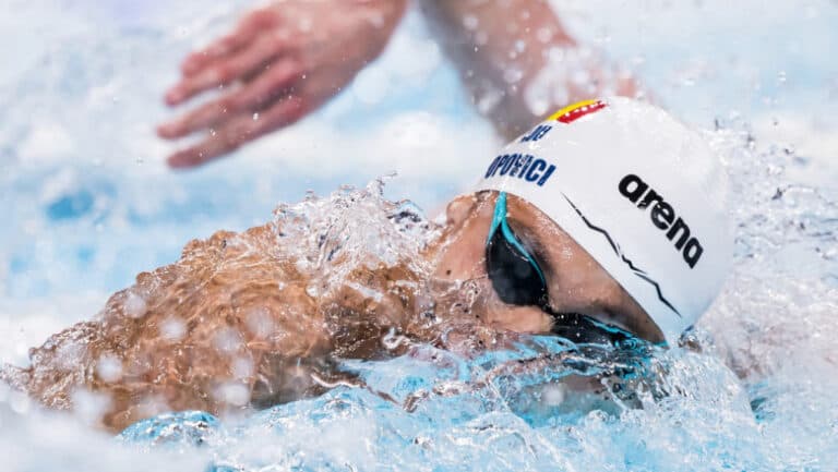 David Popovici cucerește bronzul la proba de 50 m liber la Campionatul European U23.