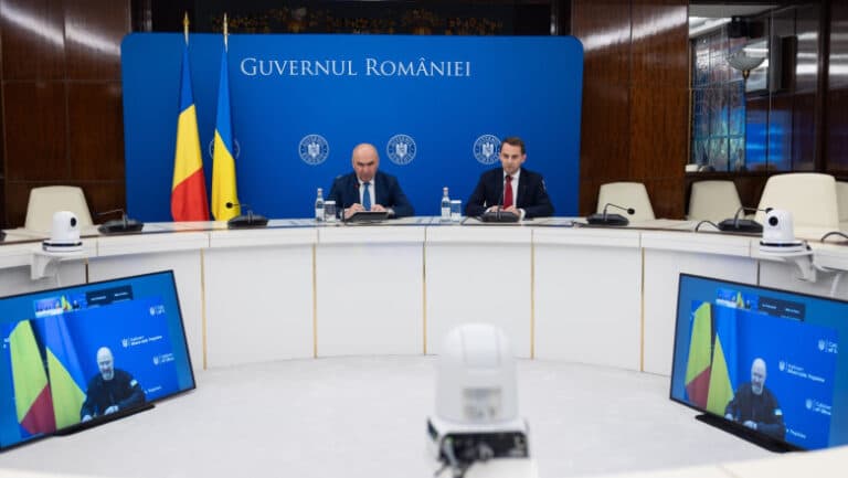 Dialog de vârf între București și Kiev: Ilie Bolojan și Denis Șmihal discută despre soarta minorității române din Ucraina.