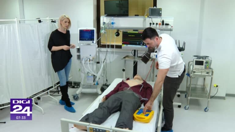 Devino erou: Ghidul utilizării defibrilatorului.