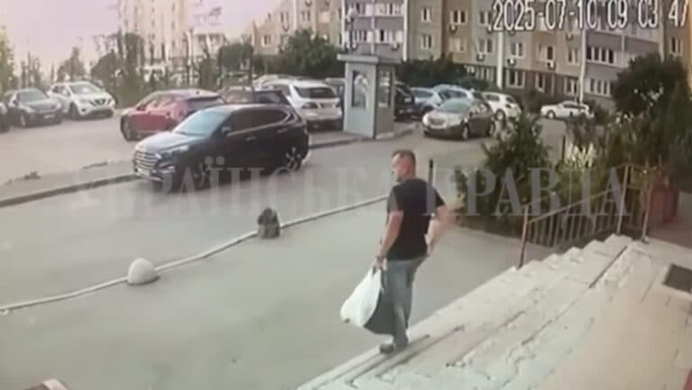 „Avertismentul teroriștilor: Vânătoarea continuă după asasinarea colonelului SBU Ivan Voronici.”