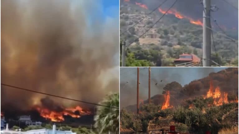 Flăcări nimicitoare în Grecia și Turcia: Doi decedați în Izmir, mii de oameni evacuați din fața pericolului.