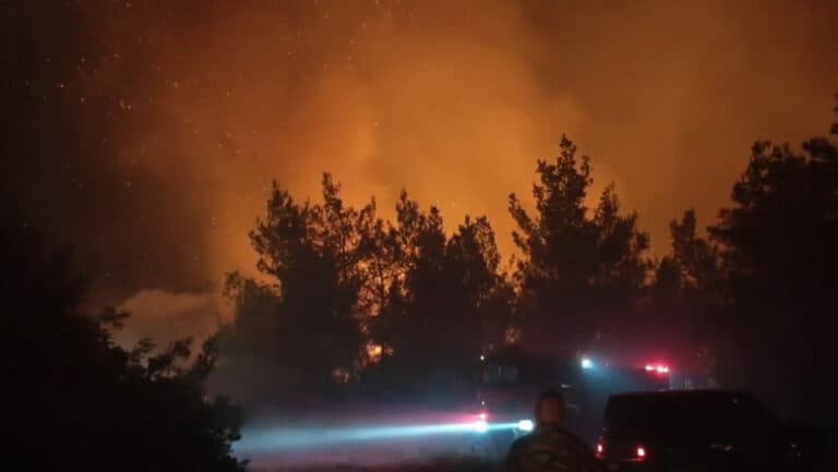 Flăcări devastatoare în Thassos: autoritățile în stare de urgență. Mărturia unui român care trăiește pe insulă despre evenimentele curente.