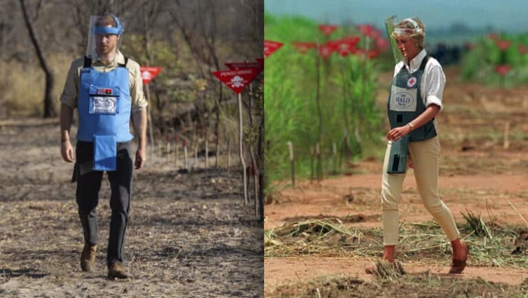 Prințul Harry urmează exemplul mamei sale, Diana: implicarea în dezamorsarea minelor din Angola.