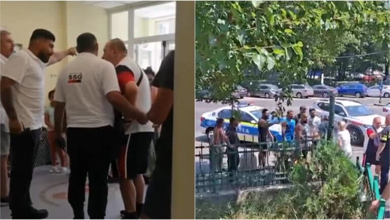 Conflict violent la Spitalul „Marie Curie” din Capitală: Un agent de securitate, acuzat de agresiune și utilizare a spray-ului lacrimogen.