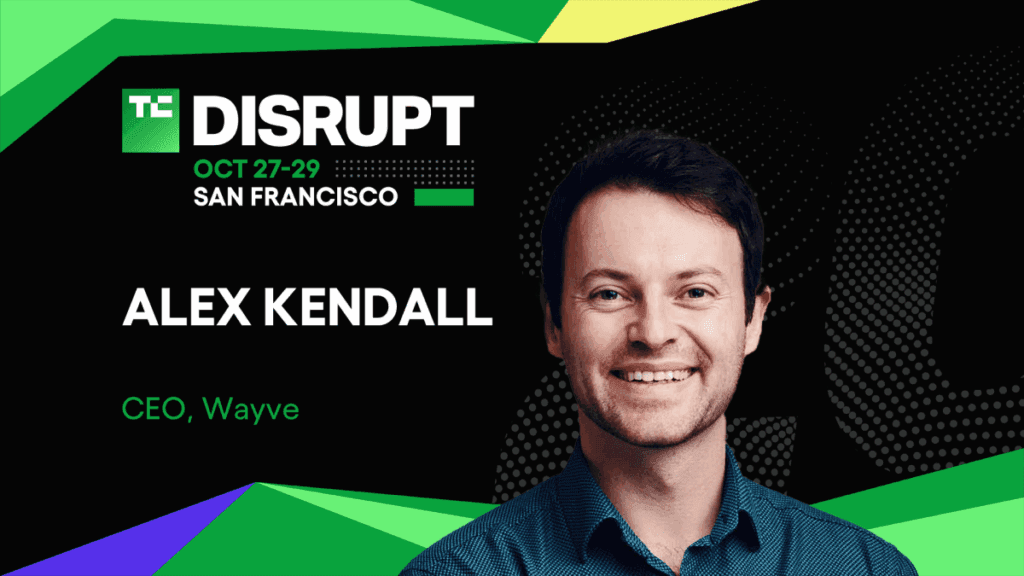Alex Kendall, CEO Wayve, deschide porțile viitorului inteligenței artificiale autonome la TechCrunch Disrupt 2025.