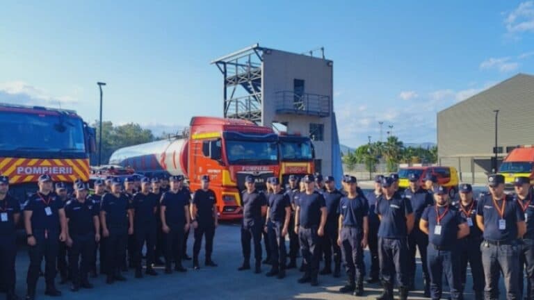 O nouă echipă de 40 de pompieri români a sosit în Grecia pentru a lupta împotriva incendiilor. Unde își va desfășura activitatea?