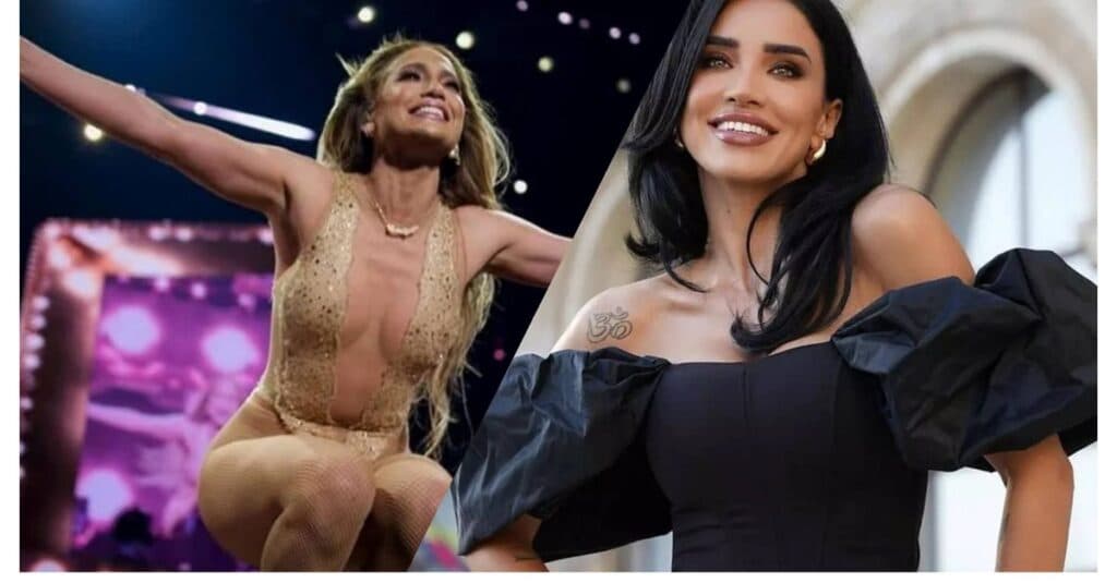 Adelina Pestrițu strălucește alături de Jennifer Lopez, iar un detaliu stârnește controverse printre admiratori: „E fals!”
