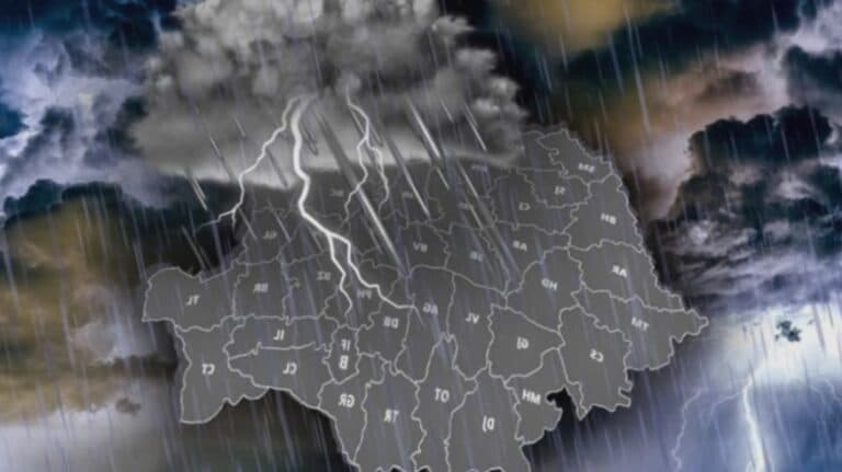 Ciclonul devastator din Europa se îndreaptă spre România. Meteorologii prognozează furtuni catastrofale