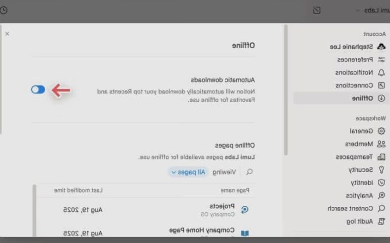 În sfârșit, Notion funcționează și fără conexiune la internet