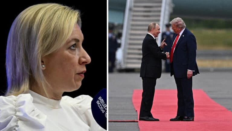 Zaharova își bate joc de jurnaliștii occidentali după întâlnirea Trump-Putin pe covorul roșu din Alaska: „Sunt într-o adevărată nebunie.”