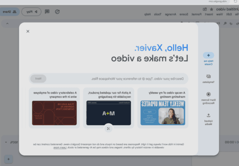 Google simplifică editarea videoclipurilor în Drive cu un nou buton inovator Vids