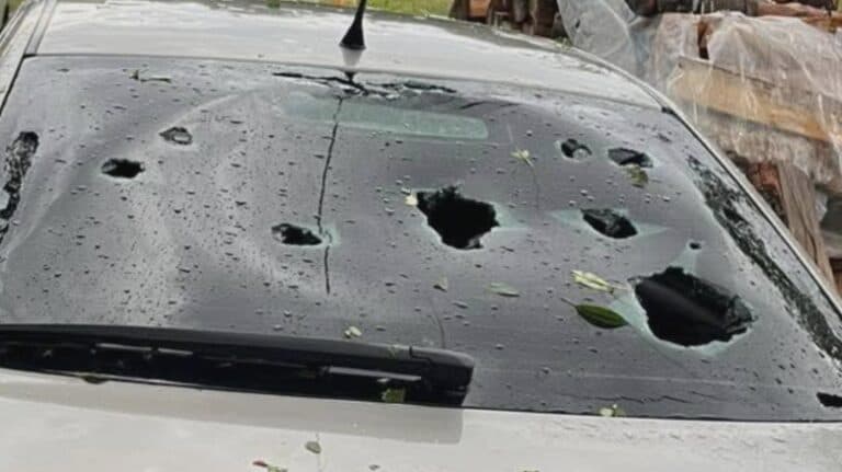 Grindina de dimensiunea mingilor de tenis a devastat Covasna. Întorsura Buzăului, centrul furtunilor catastrofale