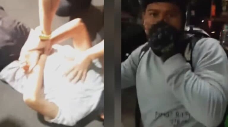 Un livrator atacat pe stradă: agresorul, reținut de un polițist, va sta în spatele gratiilor