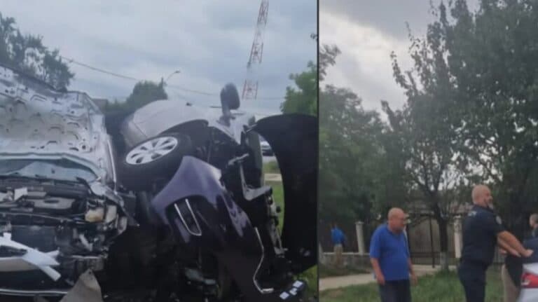 Poveste de necrezut în județul Iași: un vameș din Republica Moldova a cauzat un accident grav în încercarea de a evada de sub ochii poliției