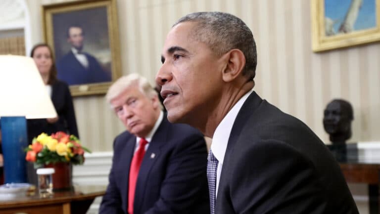 Donald Trump a înlăturat tablourile lui Barack Obama și George Bush din Casa Albă. Ce s-a întâmplat cu portretele?