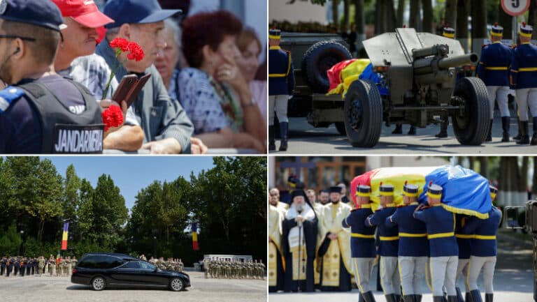 Înmormântarea cu onoruri militare a lui Ion Iliescu: 21 de salve de tun au răsunat în memoria fostului președinte