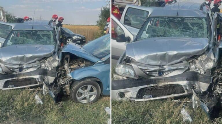 Coliziune pe DN 1A, în Dâmbovița: Șapte răniți, transportați de urgență la spital