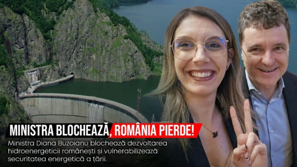 AUR inițiază o moțiune simplă împotriva ministresei de la Mediu, acuzată de blocarea activării hidrocentralelor dinainte de 1989