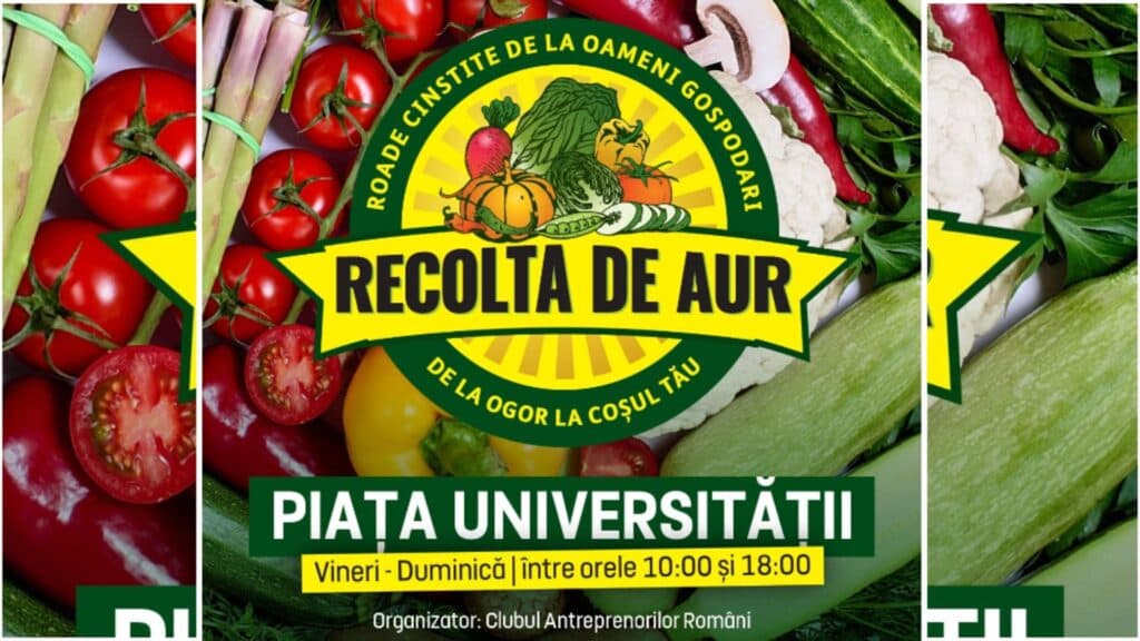 Antreprenorii români lansează târgul de toamnă „Recolta de Aur” în inima Bucureștiului