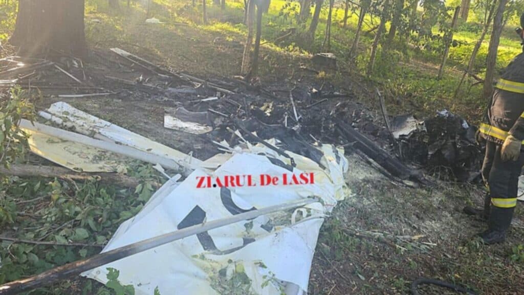 Incidentul dramatic al avionului ultraușor în Iași și haosul de după impact: „Benzina a început să se verse peste tot”