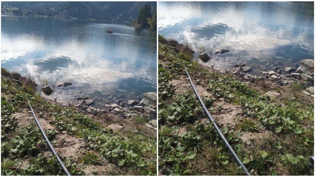 Poluare ilegală la lacul Colibița: o firmă sancționată cu 30.000 de lei pentru deversări de ape uzate