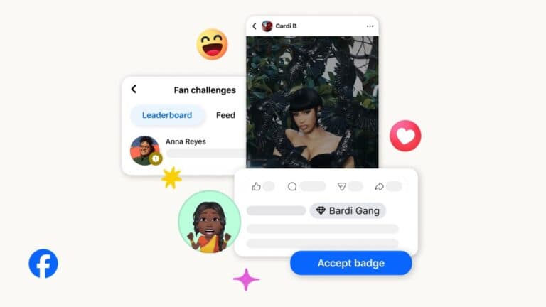 Facebook introduce provocări pentru fani și insigne personalizate pentru creatori