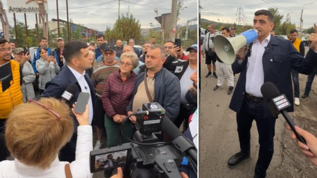 George Simion transmite un apel puternic din inima Combinatului Siderurgic Hunedoara: Bolojan, vino să găsești soluția pentru voi