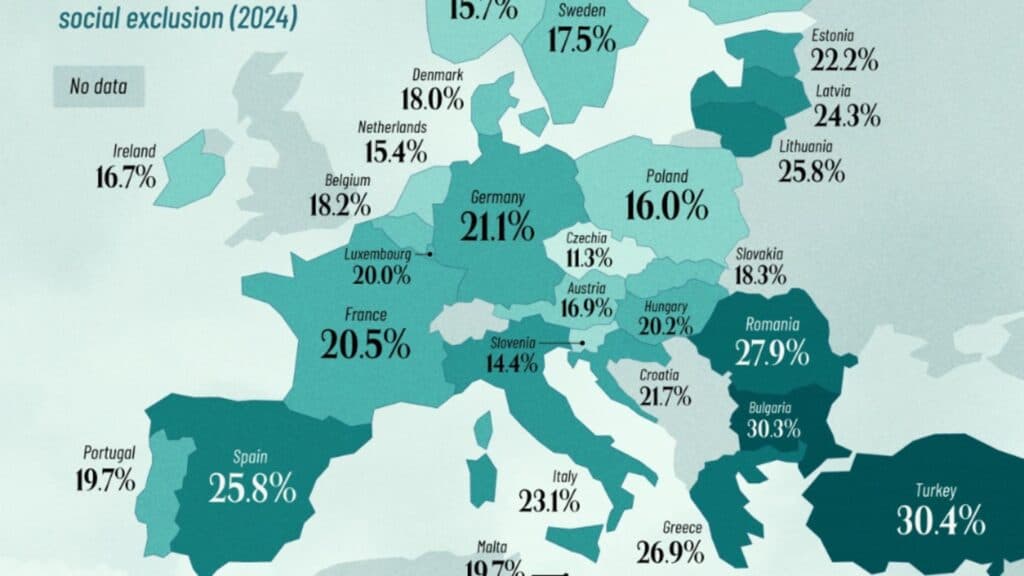 Harta vulnerabilității economice în Europa: Cine ocupă prima poziție și care este locul României în acest clasament?
