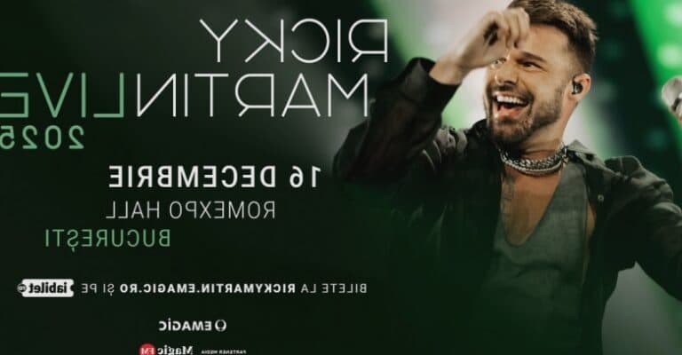 Ricky Martin în București! Superstarul internațional pregătește un spectacol de neuitat pe 16 decembrie la Romexpo