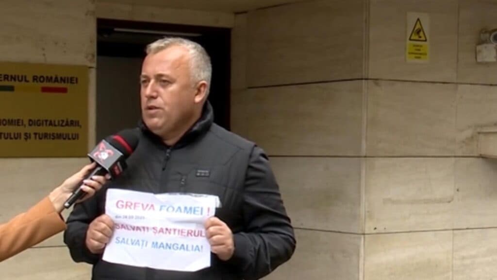 Protest în fața ministrului Economiei: Sindicalist în greva foamei lansează un apel urgent pentru o situație critică