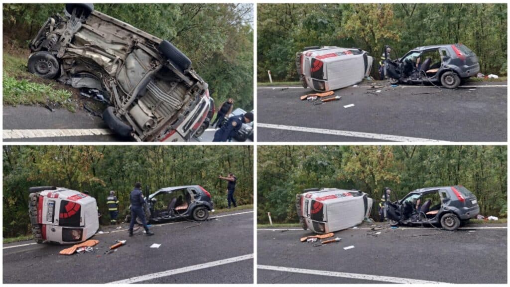Coliziune devastatoare pe DN24 în județul Vaslui: patru răniți, dintre care trei blocați în vehicule