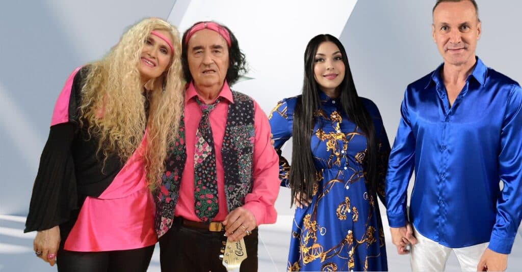 Alin Oprea și Marian Nistor își coordonează ținutele cu cele ale soțiilor. Care este, de fapt, greșeala lor? Recomandarea designerului Florin Burescu: „Să existe simetrie, dar nu identitate!”