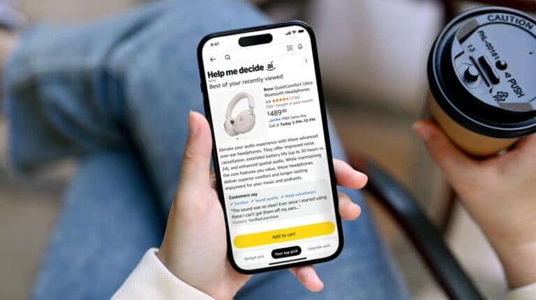 Noua unealtă de shopping bazată pe inteligență artificială de la Amazon îți explică motivele pentru care ar trebui să alegi un produs recomandat