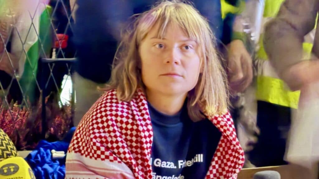Greta Thunberg, implicată într-o controversă: utilizează imaginea unui ostatic israelian pentru a susține cauza palestiniană