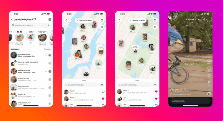 Instagram îmbunătățește funcția Hartă pentru a-ți simplifica partajarea locației