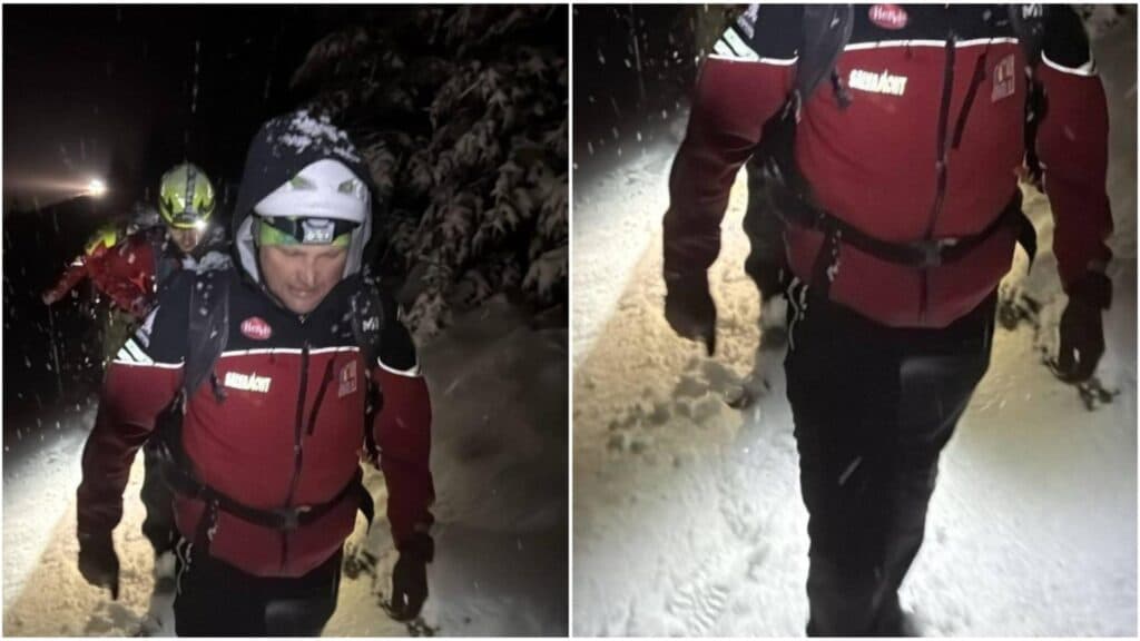 Operațiune complexă în Bucegi: Doi turiști rătăciți din cauza zăpezii de peste 50 de centimetri