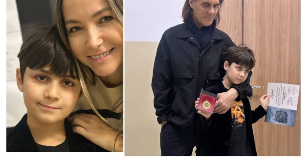 Andrei, fiul Octaviei Geamănu și al lui Marian Ionescu, a fost recompensat la un concurs de pian: „Nu este doar un talent înnăscut.”