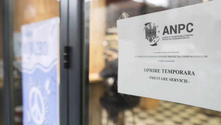 ANPC a aplicat sancțiuni de aproape șase milioane de lei în urma inspecțiilor desfășurate între 17 și 21 noiembrie, suspendând activitatea a cinci companii