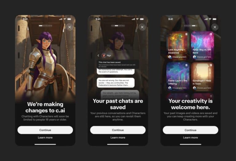 Character.AI lansează povești interactive pentru copii, în locul conversațiilor deschise