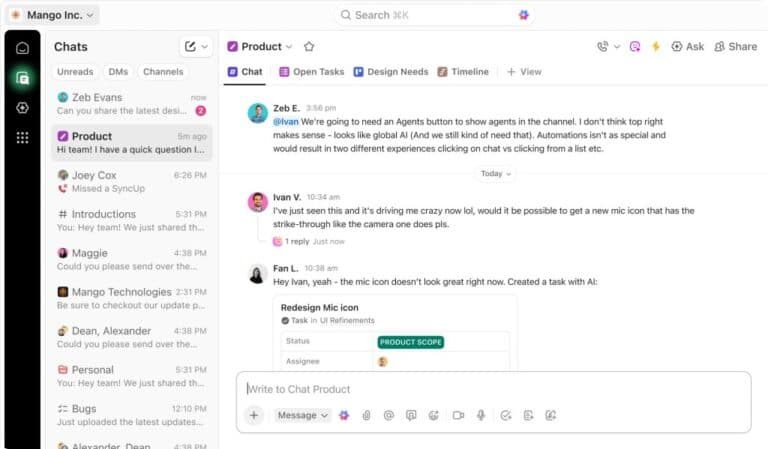 ClickUp își îmbunătățește asistența prin AI pentru a concura mai eficient cu Slack și Notion