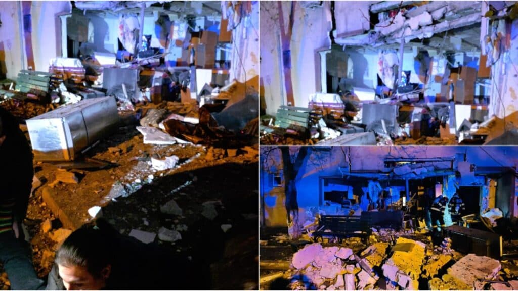 Explozie devastatoare într-un imobil din Buftea; două victime în stare critică, multiple echipaje de intervenție la fața locului