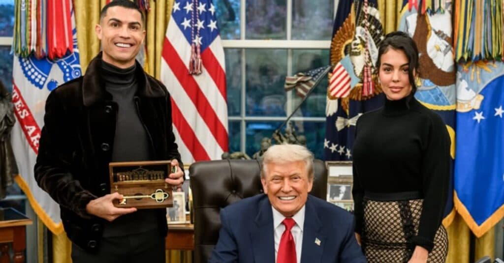 Georgina Rodriguez strălucește la Casa Albă: ținuta sa impresionantă în fața lui Donald Trump