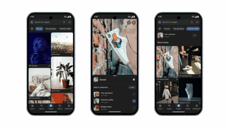 Google își lansează tab-ul de imagini „inspiratoare” pentru aplicația mobilă, concurând cu Pinterest