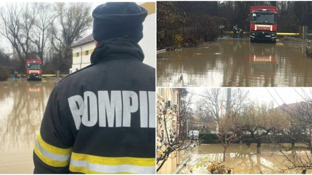 Piteștiul, sub asediul apelor. Inundații devastatoare în curțile orașului după revărsarea Râului Doamnei