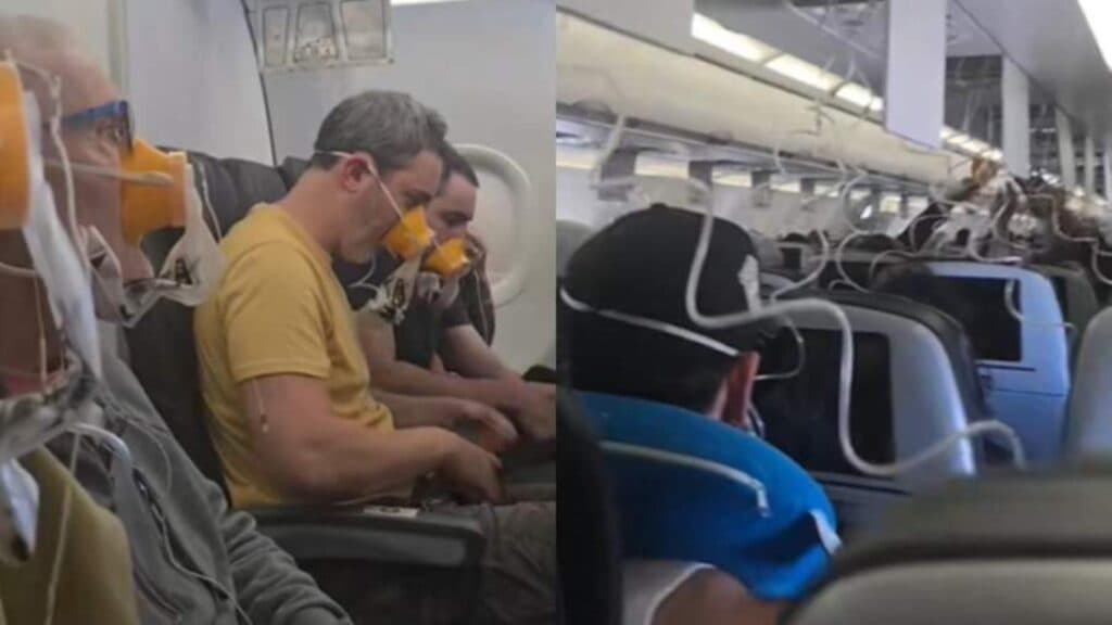 Alertă în aer! Măștile de oxigen s-au activat, provocând o coborâre rapidă a avionului pentru a preveni o tragedie