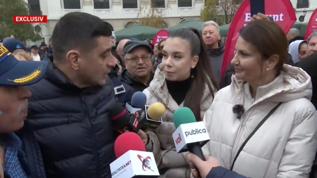 Simion, Lazăr și Coarnă, împreună cu Anca Alexandrescu. Liderul AUR: Autoritățile se tem să se apropie de cetățeni