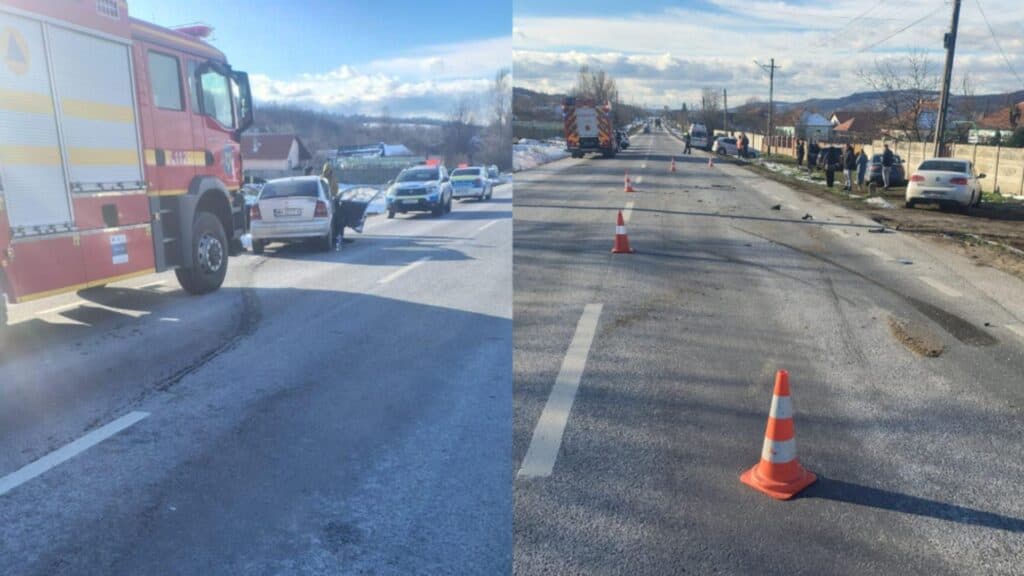 Coliziune devastatoare în Mehedinți: două victime în urma impactului între două autoturisme
